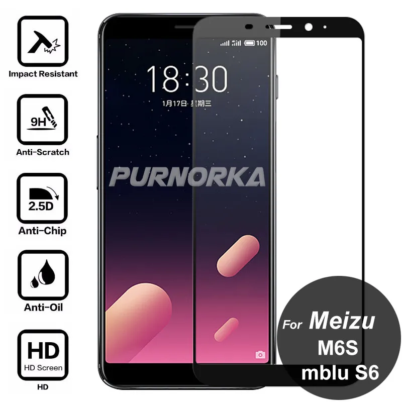 For Meizu M6S Mblu S6 Full Cover Tempered Glass 3D 9H Screen Protector Safety Covering Protective Film On M6s Mblu S6 S 6 5.7"
For Meizu M6S Mblu S6 Full Cover Tempered Glass 3D 9H Screen Protector Safety Covering Protective Film On M6s Mblu S6 S 6 5.7"