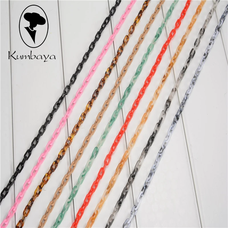 8*14mm Acrylic Necklace Strands Parts Glasses Chains Linked Bag Chains Women Jewelry DIY Accessories Statements N010
8*14mm Acrylic Necklace Strands Parts Glasses Chains Linked Bag Chains Women Jewelry DIY Accessories Statements N010