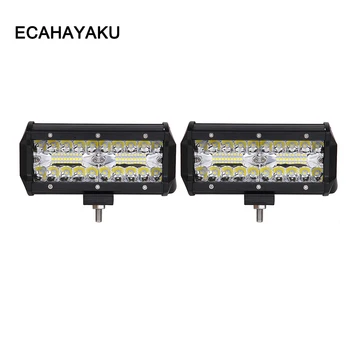 ECAHAYAKU 2PCS 7 inch 60W LED Work Light Bar for Tractor Boat OffRoad 4WD 4x4 Truck SUV ATV Spot Flood COMBO beam driving lights
ECAHAYAKU 2PCS 7 inch 60W LED Work Light Bar for Tractor Boat OffRoad 4WD 4x4 Truck SUV ATV Spot Flood COMBO beam driving lights