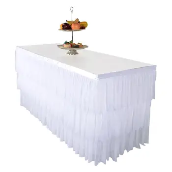 Adeeing 3-layer Elastic Yarn Table Skirt Cover for Wedding Birthday Party Home Decoration
Adeeing 3-layer Elastic Yarn Table Skirt Cover for Wedding Birthday Party Home Decoration