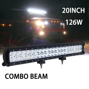 20inch 126W LED Light Bar Cree Chip Straight for Off Road Lada Work Driving Boat Car Truck 4x4 SUV ATV Combo Beam
20inch 126W LED Light Bar Cree Chip Straight for Off Road Lada Work Driving Boat Car Truck 4x4 SUV ATV Combo Beam