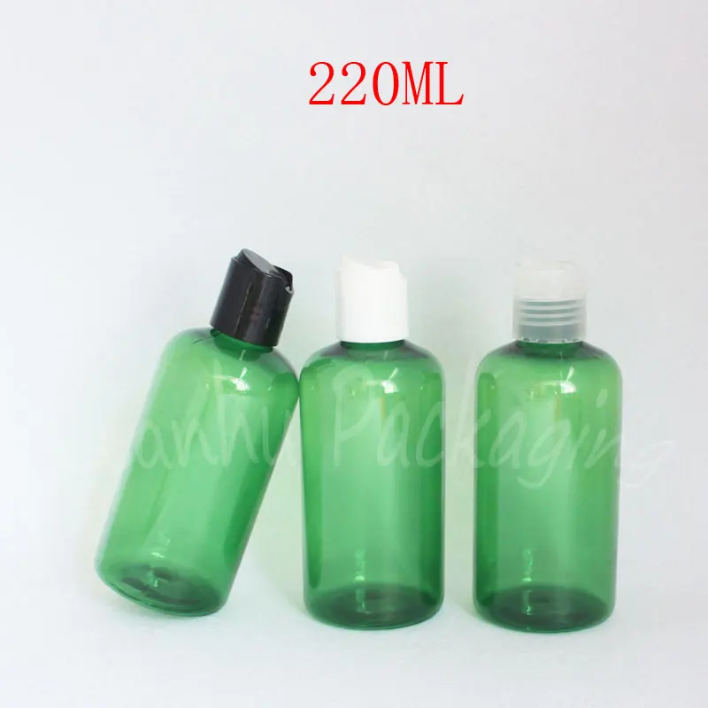 220ML Green Plastic Bottles With Disc Top Cap , 220CC Shampoo / Lotion Bottles , Empty Cosmetic Container , Makeup Sub-bottling
220ML Green Plastic Bottles With Disc Top Cap , 220CC Shampoo / Lotion Bottles , Empty Cosmetic Container , Makeup Sub-bottling