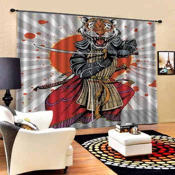 Luxury Blackout 3D Window Curtains For Living Room Bedroom Customized size tiger curtains
Luxury Blackout 3D Window Curtains For Living Room Bedroom Customized size tiger curtains