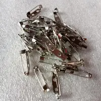 50pcs Safety Pins Brooch base Jewelry Findings Accessory Making diy Jewelry Accessories Clothing Supplies image