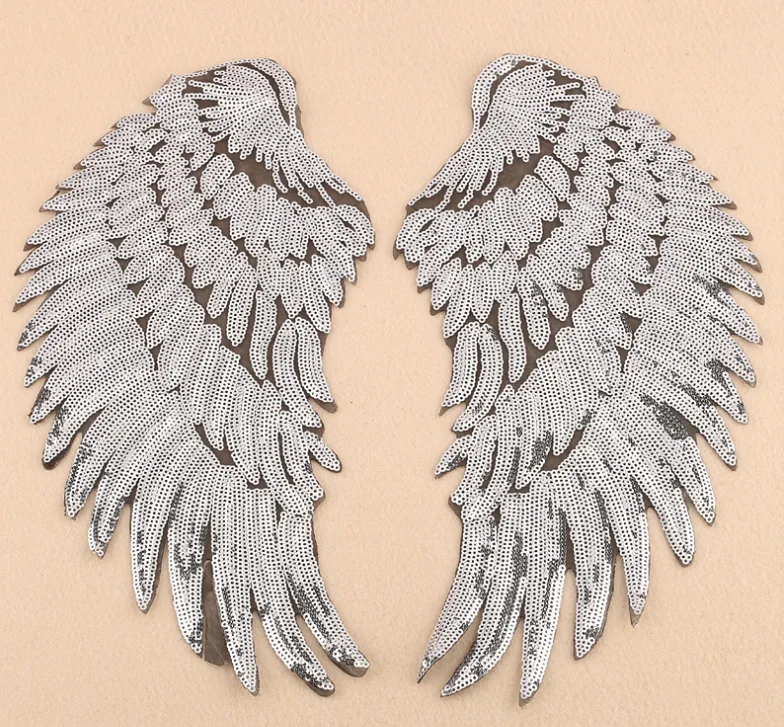 SICODA 8 Париж серебряные пайетки золотые крылья ткань аксессуары для одежды diy