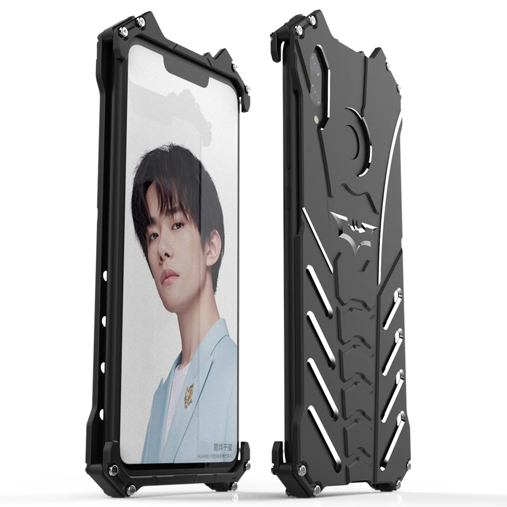 2018 R-JUST Batman Series Case Luxury Cool Aluminum Metal Shockproof Steel Cover Cases for Huawei Nova 3 3i 4 2 Plus 3e
2018 R-JUST Batman Series Case Luxury Cool Aluminum Metal Shockproof Steel Cover Cases for Huawei Nova 3 3i 4 2 Plus 3e
