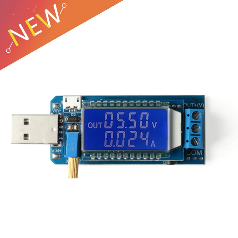 DC-DC 5V to 3.5V/ 9V/12V LCD USB Step UP / Down Power Supply Module Adjustable Boost Buck Converter Out DC 1.2V-24V
DC-DC 5V to 3.5V/ 9V/12V LCD USB Step UP / Down Power Supply Module Adjustable Boost Buck Converter Out DC 1.2V-24V