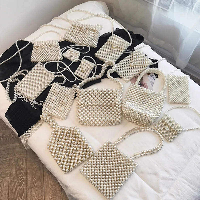 Pearl bag female hand-woven inlaid Messenger bag mobile phone bag New mini dinner party bag jacquemus bag NB247
Pearl bag female hand-woven inlaid Messenger bag mobile phone bag New mini dinner party bag jacquemus bag NB247