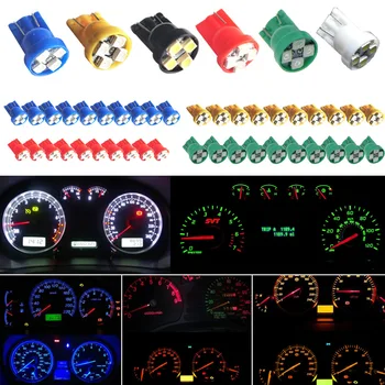 10pcs Universal Car Interior LED Light T10 4-SMD Auto Side Wedge Gauge Dashboard Instrument Lamp Bulb
10pcs Universal Car Interior LED Light T10 4-SMD Auto Side Wedge Gauge Dashboard Instrument Lamp Bulb