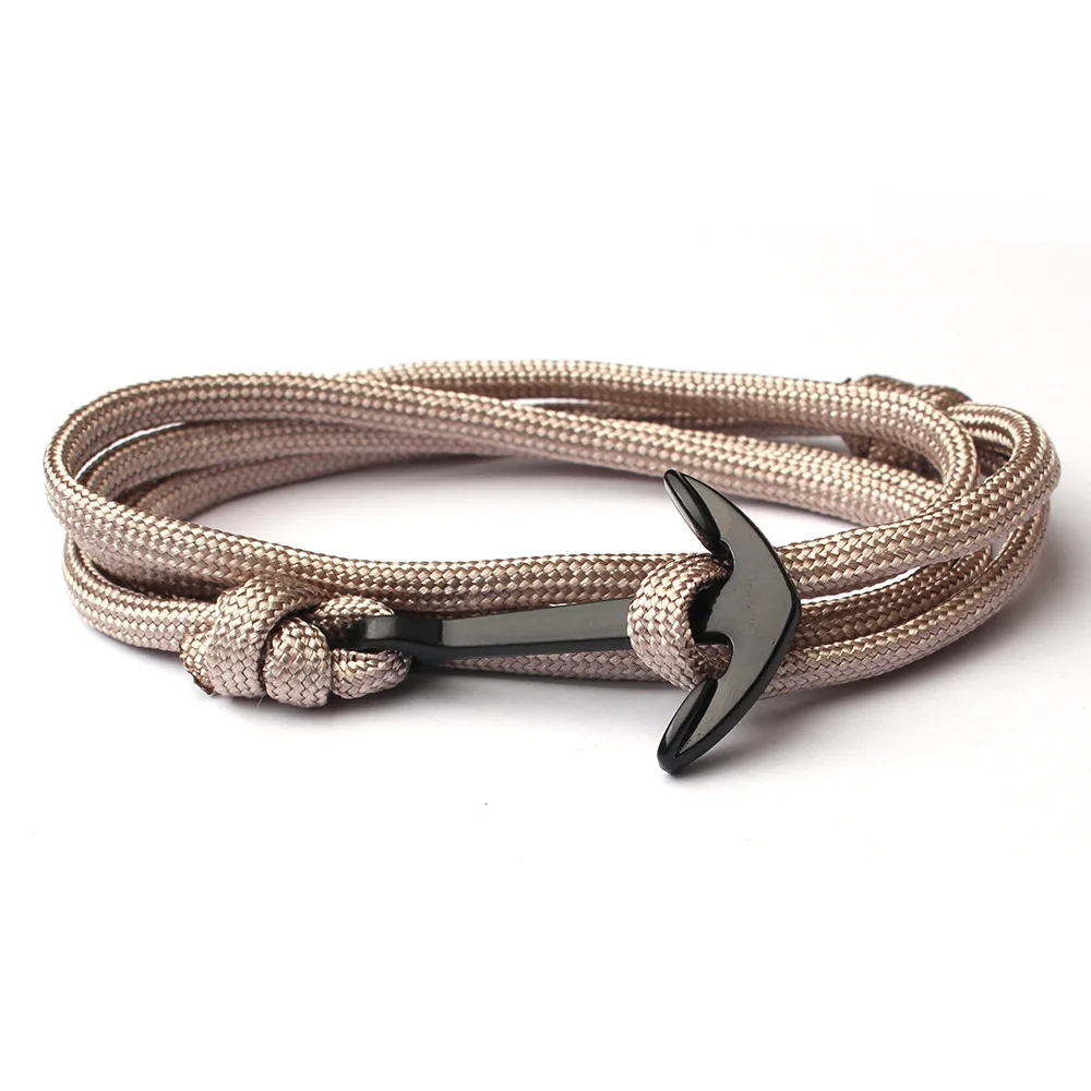 New Fashion Bracelet For Men Anchor Hand-woven Multi-layer Rope Charm Bracelet for men women Jewelry Gift
New Fashion Bracelet For Men Anchor Hand-woven Multi-layer Rope Charm Bracelet for men women Jewelry Gift