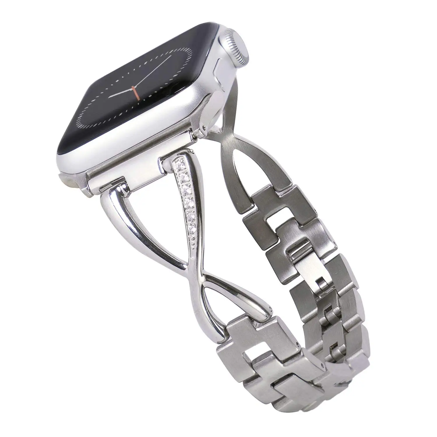 Pantheon Compatible for Apple Watch Band for Women - Stainless Steel Metal Compatible iWatch Bands Bracelet for Series 4 3 2 1
Pantheon Compatible for Apple Watch Band for Women - Stainless Steel Metal Compatible iWatch Bands Bracelet for Series 4 3 2 1