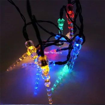 10M 33ft 100 LED Solar Power Icicle String Light for Christmas Party Wedding Garden Outdoor Decoration 
10M 33ft 100 LED Solar Power Icicle String Light for Christmas Party Wedding Garden Outdoor Decoration