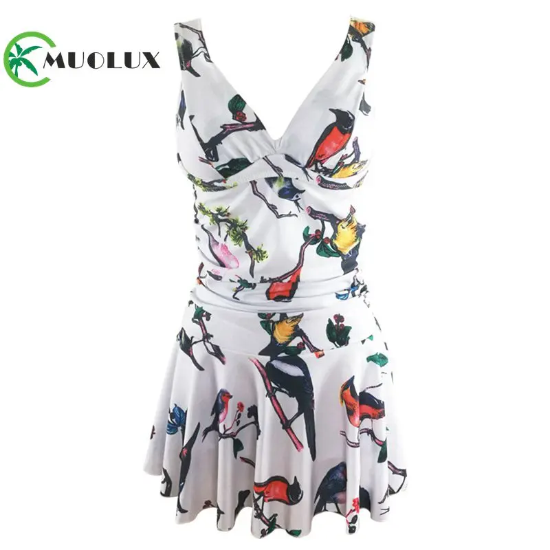 2020 Vintage Floral Plus size Swimwear Women Ruched Tummy Control One piece Swimsuit Skirt Female Tankini Bathing Suit Dress 2XL
2020 Vintage Floral Plus size Swimwear Women Ruched Tummy Control One piece Swimsuit Skirt Female Tankini Bathing Suit Dress 2XL