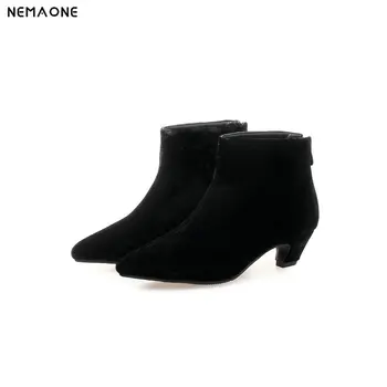 NEMAONE New low Heels women boots poined toe ladies dress shoes spring autumn shoes woman large Size 43 black green yellow
NEMAONE New low Heels women boots poined toe ladies dress shoes spring autumn shoes woman large Size 43 black green yellow