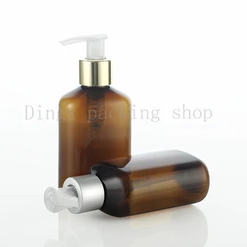 30pcs/lot 125ml empty Flat bottles brown spiral emulsion silver/golden pump bottle Plastic cosmetics bottles hand lotion bottle
30pcs/lot 125ml empty Flat bottles brown spiral emulsion silver/golden pump bottle Plastic cosmetics bottles hand lotion bottle