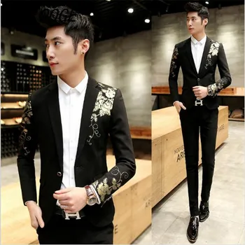 AILOOGE Blazers For Mens Prom Blazer 2017 Baroque Suits Terno Slim fit Royal Luxury Wedding Dress Suits Jaqueta Masculina
AILOOGE Blazers For Mens Prom Blazer 2017 Baroque Suits Terno Slim fit Royal Luxury Wedding Dress Suits Jaqueta Masculina