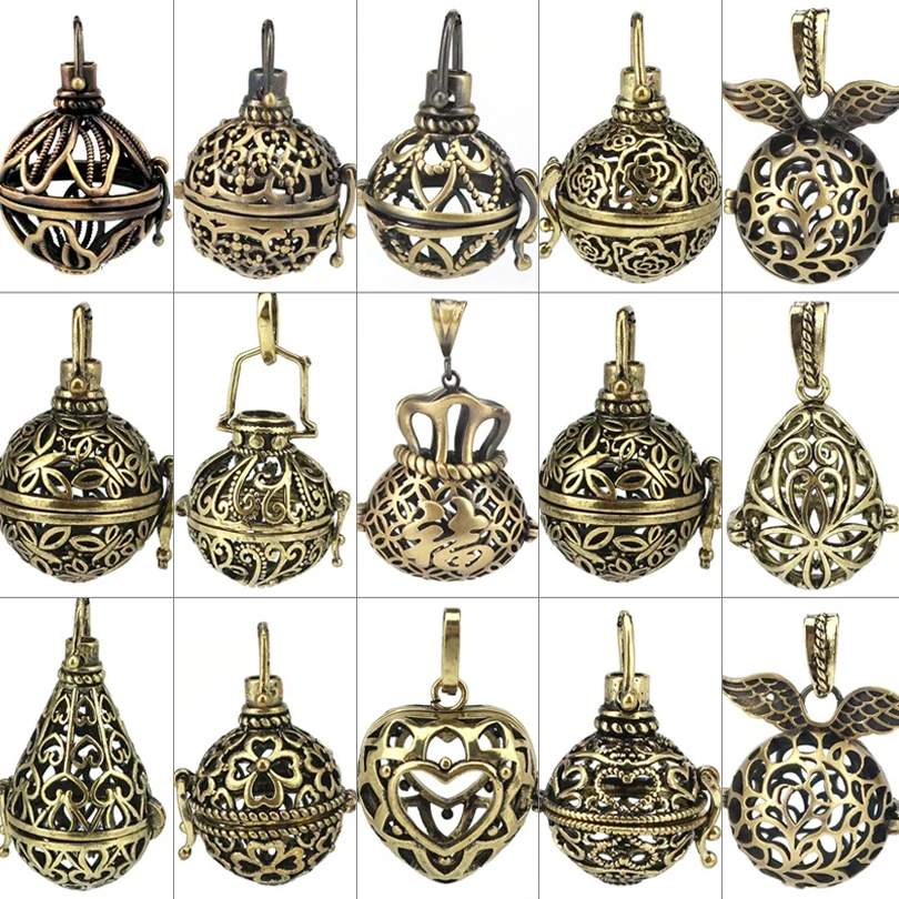 2pcs Retro Bronze Filigree Pendant Flower Waterdrop Ball Cage Diffuser Perfume Locket Pendants For Handmade Jewelry
2pcs Retro Bronze Filigree Pendant Flower Waterdrop Ball Cage Diffuser Perfume Locket Pendants For Handmade Jewelry