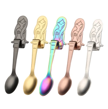 50pcs Mermaid Coffee Spoon Kitchen Bar Cafe Tableware Scoop Curved Stainless Steel Condiment Spoon Cutlery Party Favor Gift
50pcs Mermaid Coffee Spoon Kitchen Bar Cafe Tableware Scoop Curved Stainless Steel Condiment Spoon Cutlery Party Favor Gift