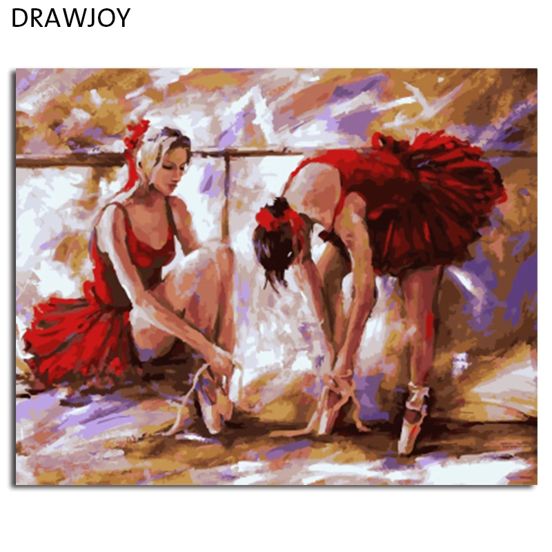 DRAWJOY Framed Ballet Girls DIY Painting By Numbers Wall Art For Living Room Canvas Oil Painting For Home Decor 40*50cm
DRAWJOY Framed Ballet Girls DIY Painting By Numbers Wall Art For Living Room Canvas Oil Painting For Home Decor 40*50cm