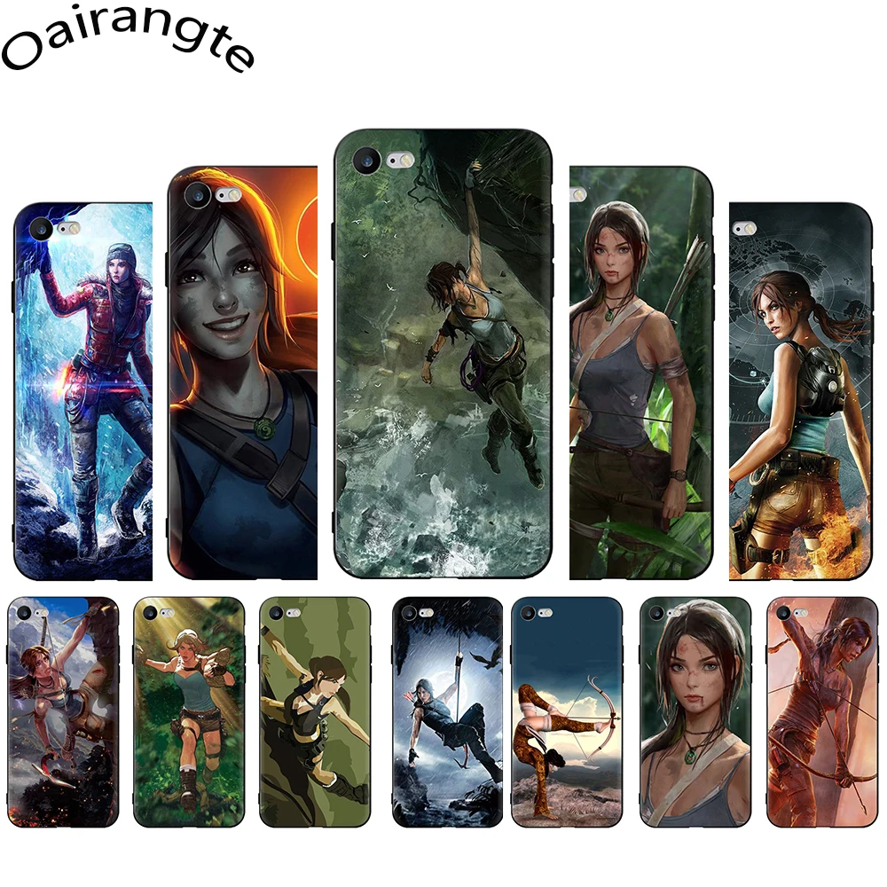 Lara Croft Tomb Raider game мягкий чехол для телефона iphone 12 Mini SE 2020 5 5S 6 6S Plus 7 8 X XR XS 11 Pro Max |