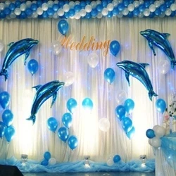 32inch Large Dolphin Foil Balloons Animal Helium Ballons Birthday Party wedding decoration Air Baloons Event Party Supplies
32inch Large Dolphin Foil Balloons Animal Helium Ballons Birthday Party wedding decoration Air Baloons Event Party Supplies