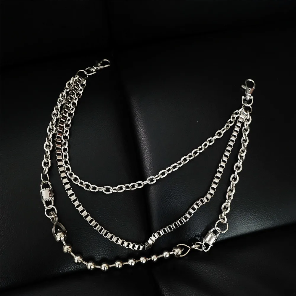 Fashion Hot Men Punk Hip-hop Trendy Belt Waist Chain 3 Layer Waist Punk Hook Silver Trousers Jeans Pant Belt Chain Jewelry DR80
Fashion Hot Men Punk Hip-hop Trendy Belt Waist Chain 3 Layer Waist Punk Hook Silver Trousers Jeans Pant Belt Chain Jewelry DR80