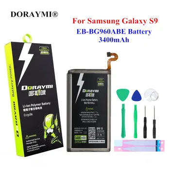 DORAYMI 3400mAh EB-BG960ABE Battery for Samsung GALAXY S9 G9600 G960F SM-G960 Li-ion Polymer Phone Replacement Batteries Bateria
DORAYMI 3400mAh EB-BG960ABE Battery for Samsung GALAXY S9 G9600 G960F SM-G960 Li-ion Polymer Phone Replacement Batteries Bateria