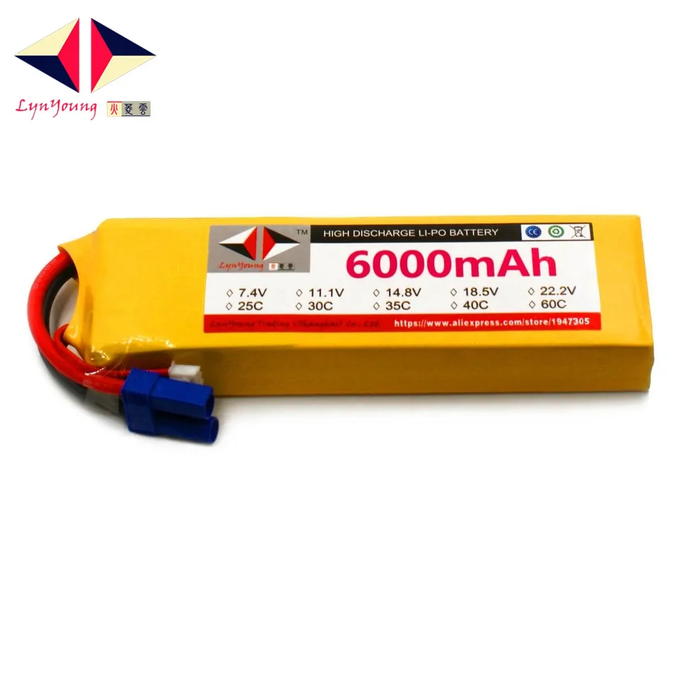 HX Lipo Battery 2S 7.4V 6000mah 25C 30C 35C 40C 60C For RC Drone Quadcopter Helicopter Airplane Boat Car
HX Lipo Battery 2S 7.4V 6000mah 25C 30C 35C 40C 60C For RC Drone Quadcopter Helicopter Airplane Boat Car