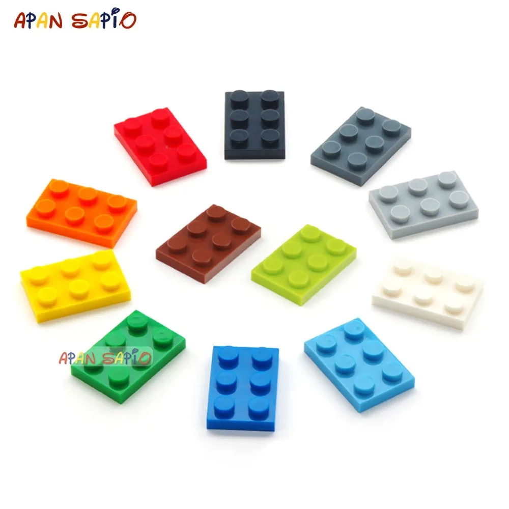 DIY Building Blocks 2x3 Dots 80PCS/lot 12 Colors Educational Creative Bricks Compatible With Legoed Duplos Toys for Children
DIY Building Blocks 2x3 Dots 80PCS/lot 12 Colors Educational Creative Bricks Compatible With Legoed Duplos Toys for Children