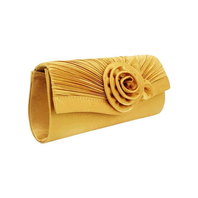2019 New Women's Fashion Satin Flower Decoration Evening Bags Solid Color Handbags Folds Party Banquet Elegant Shoulder Bags
2019 New Women's Fashion Satin Flower Decoration Evening Bags Solid Color Handbags Folds Party Banquet Elegant Shoulder Bags