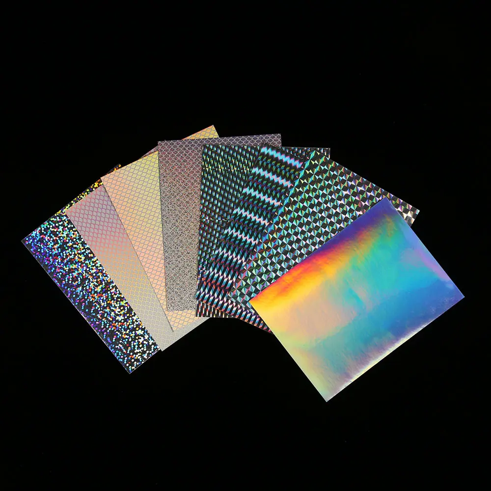 6 PCs 7.5*10cm Holographic Adhesive Film Flash Tape Lure Making Fly Tying Material Metal Hard Baits Change Color Sticker
6 PCs 7.5*10cm Holographic Adhesive Film Flash Tape Lure Making Fly Tying Material Metal Hard Baits Change Color Sticker