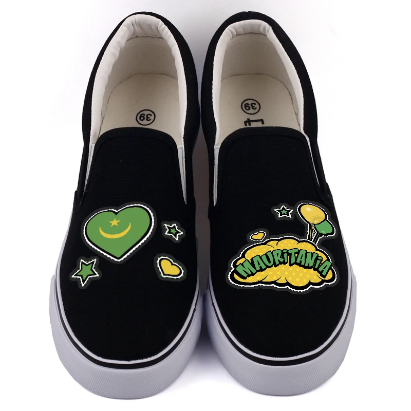 E-LOV Harajuku Style Custom Print Mauritania Country Canvas Shoes Men Casual Footwear Pop Art Graffiti Couples Leisure Slip On
E-LOV Harajuku Style Custom Print Mauritania Country Canvas Shoes Men Casual Footwear Pop Art Graffiti Couples Leisure Slip On