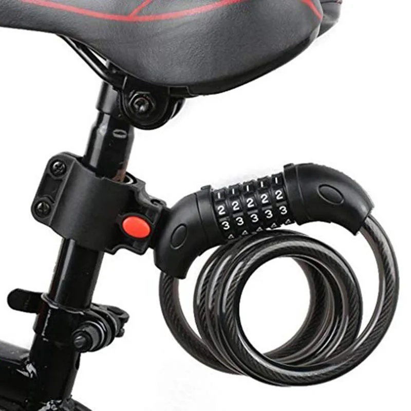 5 Digit Code Cycling Lock MTB Mountain Road Code Bicycle Password Lock Anti-theft Electric Password Easy Security Steel
5 Digit Code Cycling Lock MTB Mountain Road Code Bicycle Password Lock Anti-theft Electric Password Easy Security Steel