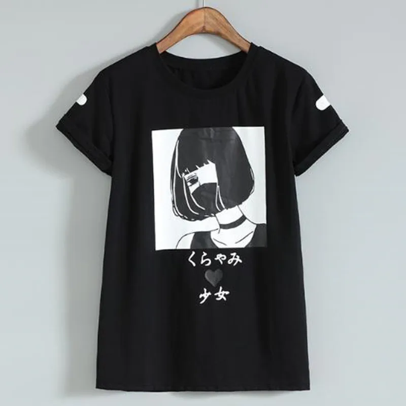 Woherb 2019 New Arrival Character Printed T-shirt Short Sleeve O-Neck Mujer T shirt Fashion Loose Casual Harajuku T shirts 74070
Woherb 2019 New Arrival Character Printed T-shirt Short Sleeve O-Neck Mujer T shirt Fashion Loose Casual Harajuku T shirts 74070