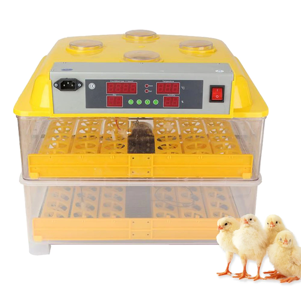 Fully Hatchery Machine Automatic 96 Chicken Eggs Incubator Hatcher Turning Temperature Control Chicken Duck Poultry Eggs
Fully Hatchery Machine Automatic 96 Chicken Eggs Incubator Hatcher Turning Temperature Control Chicken Duck Poultry Eggs