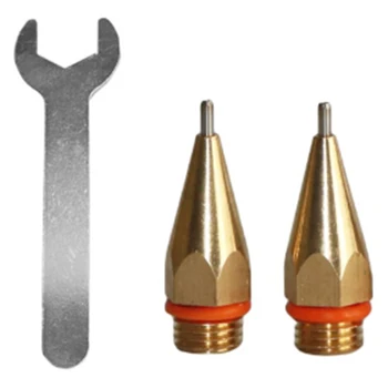 2Pcs 1Mm Aperture Diameter Hot Melt Glue Nozzle 1.0X40Mm Copper Nozzle With Nozzle Wrench Interchangeable Nozzle Parts
2Pcs 1Mm Aperture Diameter Hot Melt Glue Nozzle 1.0X40Mm Copper Nozzle With Nozzle Wrench Interchangeable Nozzle Parts