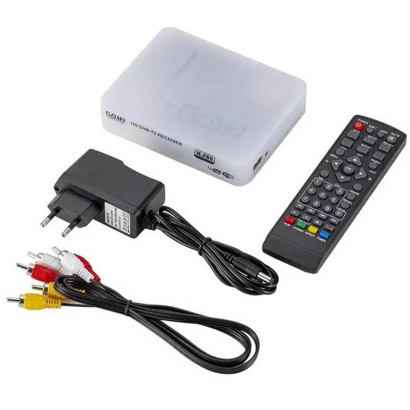 

High Definition TV Box Tuner Receiver Digital Terrestrial 1080P DVB-T/T2 Protocol H.265 TV Box VGA AV Tuner Receiver r20