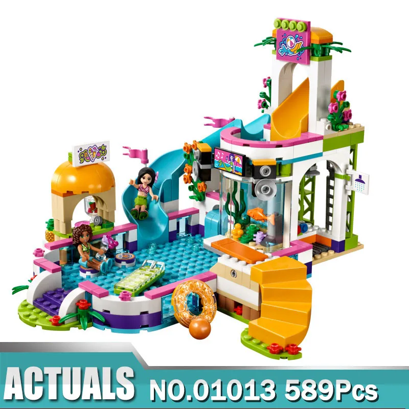 Friends Girls Series 01013 Heartlake Summer Swimming Pool Set Building Blocks Compatible with Lego 41313 Toy for Girls
Friends Girls Series 01013 Heartlake Summer Swimming Pool Set Building Blocks Compatible with Lego 41313 Toy for Girls