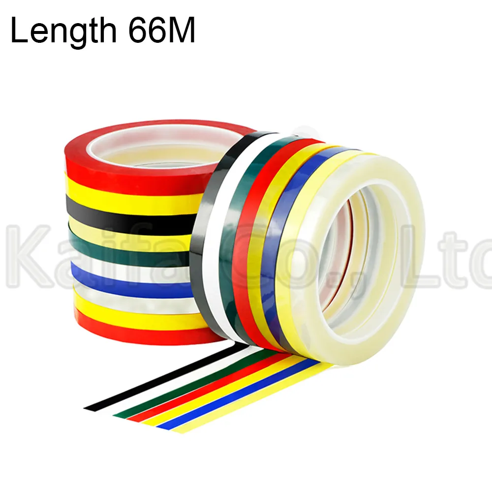 

1pcs 2mm 3mm Length 66M 5S desktop positioning tape marking tape whiteboard color discrimination warning drawing grid line