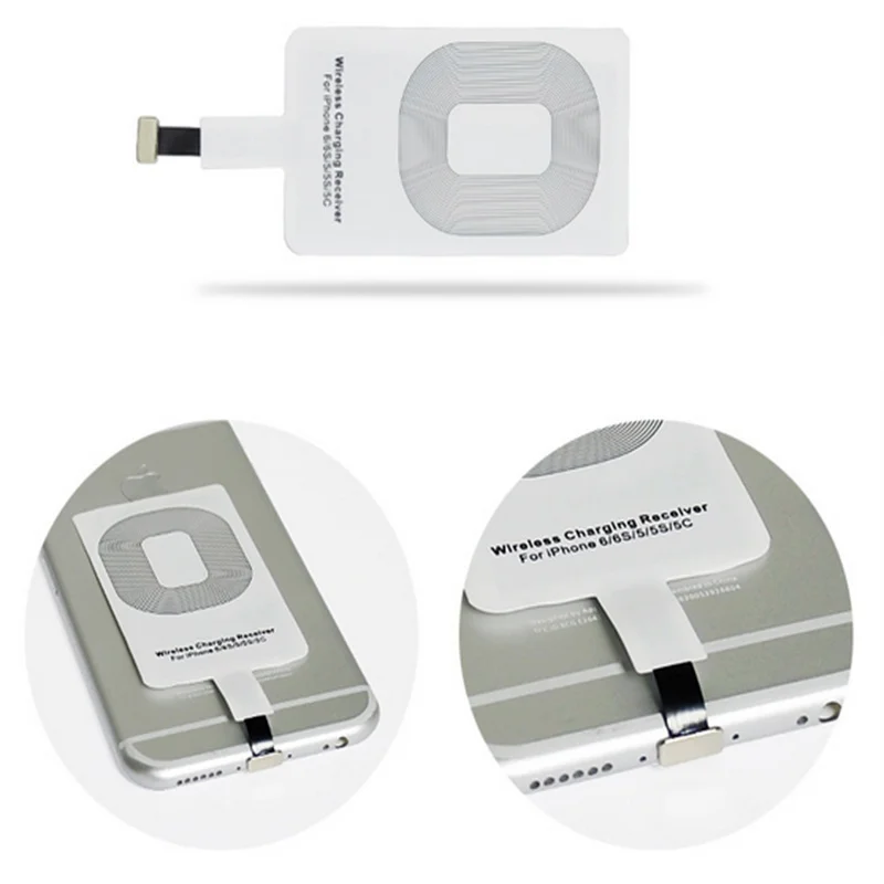 SZHXNOR Qi Wireless Charging Kit Charger Charging Adapter Receptor Receiver Pad Coil for IPhone 5 5 c 5s 6 6s 7 plus SE , white
SZHXNOR Qi Wireless Charging Kit Charger Charging Adapter Receptor Receiver Pad Coil for IPhone 5 5 c 5s 6 6s 7 plus SE , white
