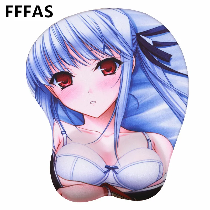 FFFAS мультфильм аниме креативный грудной коврик для мыши Горячая Прямая поставка
