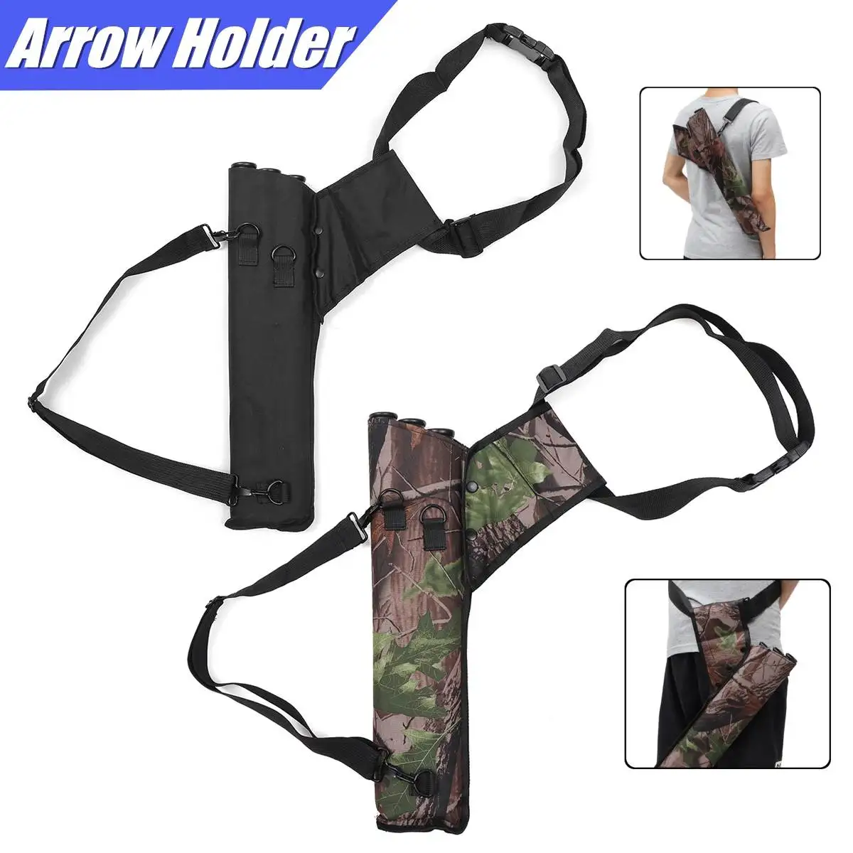 2 Colors 3 Tube Adjustable Hunting Waist Belt Quiver Archery Arrows Holder Bag Handed Storage Strap Accessory 50x12cm
2 Colors 3 Tube Adjustable Hunting Waist Belt Quiver Archery Arrows Holder Bag Handed Storage Strap Accessory 50x12cm