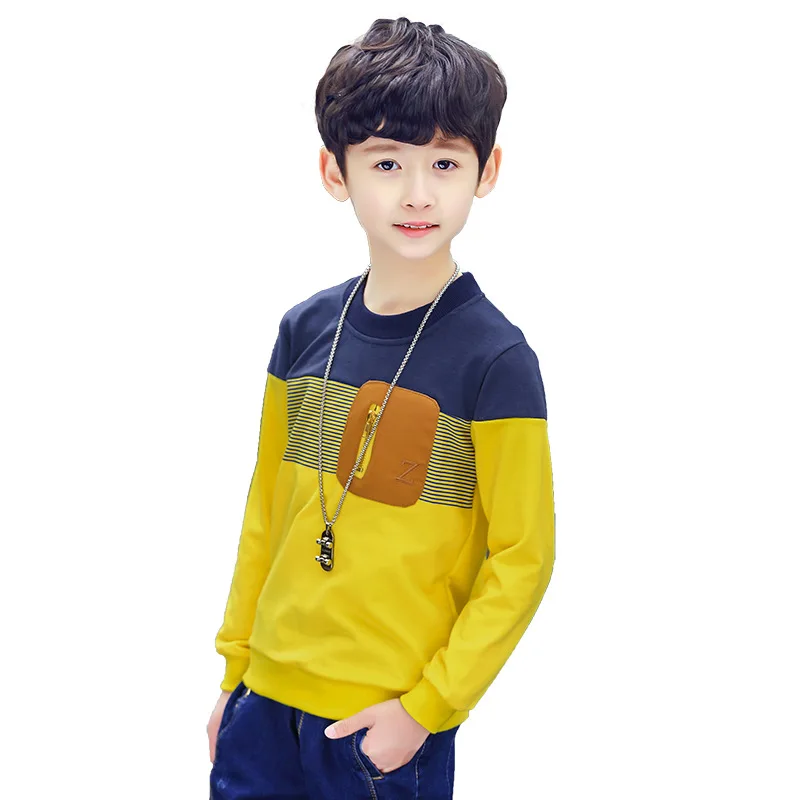2018 Teenage Boys Clothes Autumn T Shirts For Boys Long Sleeve Casual Shirts Kids Tops Tees Children Sweatshirts Vetement Garcon
2018 Teenage Boys Clothes Autumn T Shirts For Boys Long Sleeve Casual Shirts Kids Tops Tees Children Sweatshirts Vetement Garcon