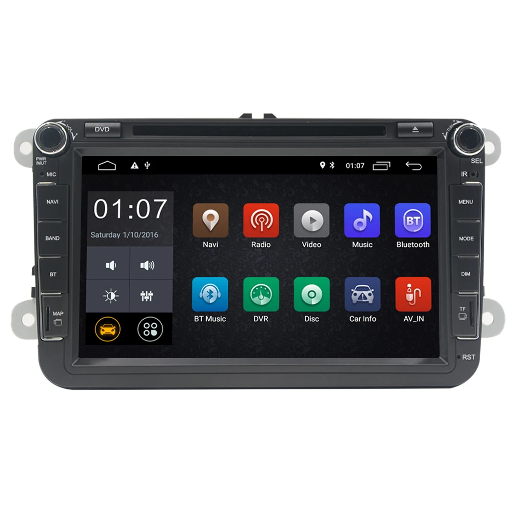 8 "2G RAM Android 1 автомобильный DVD для Skoda Fabia Rapid Roomster Yeti Octavia Superb gps радио головное