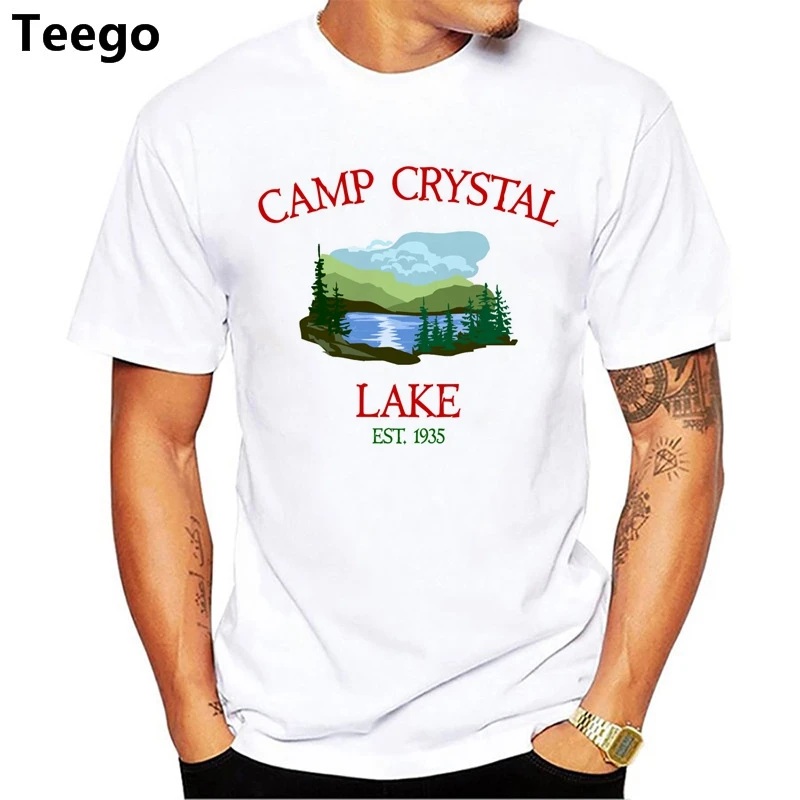 2018 new fashion Camp Crystal Lake men t shirt cotton men white print short sleeve t-shirts male
2018 new fashion Camp Crystal Lake men t shirt cotton men white print short sleeve t-shirts male