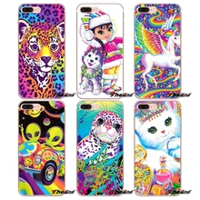 สีLisaแฟรงก์เสือม้าสุนัขแมวกรณีสำหรับiPhone X 4 4วินาที5 5วินาที5C SE 6 6วินาที7 8บวกS Amsung G Alaxy J1 J3 J5 J7 A3 A5 2016 2017(China)