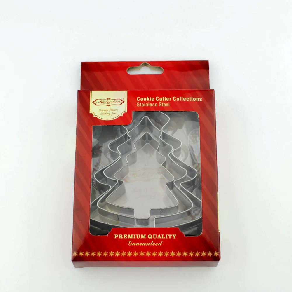 Luyou 3pcs/set Christmas Tree Stainless Steel Cookie Mould Fondant Cookie Cutters Biscuit Mold Kitchen Baking Tools FM1750
Luyou 3pcs/set Christmas Tree Stainless Steel Cookie Mould Fondant Cookie Cutters Biscuit Mold Kitchen Baking Tools FM1750