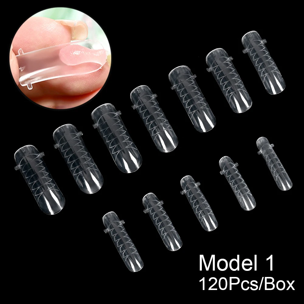 Rolabling New 120pcs/box Quick Building Mold False Nail Tips Dual Forms Manicure Extension Nail Tools for Acrylic Gel Nail
Rolabling New 120pcs/box Quick Building Mold False Nail Tips Dual Forms Manicure Extension Nail Tools for Acrylic Gel Nail