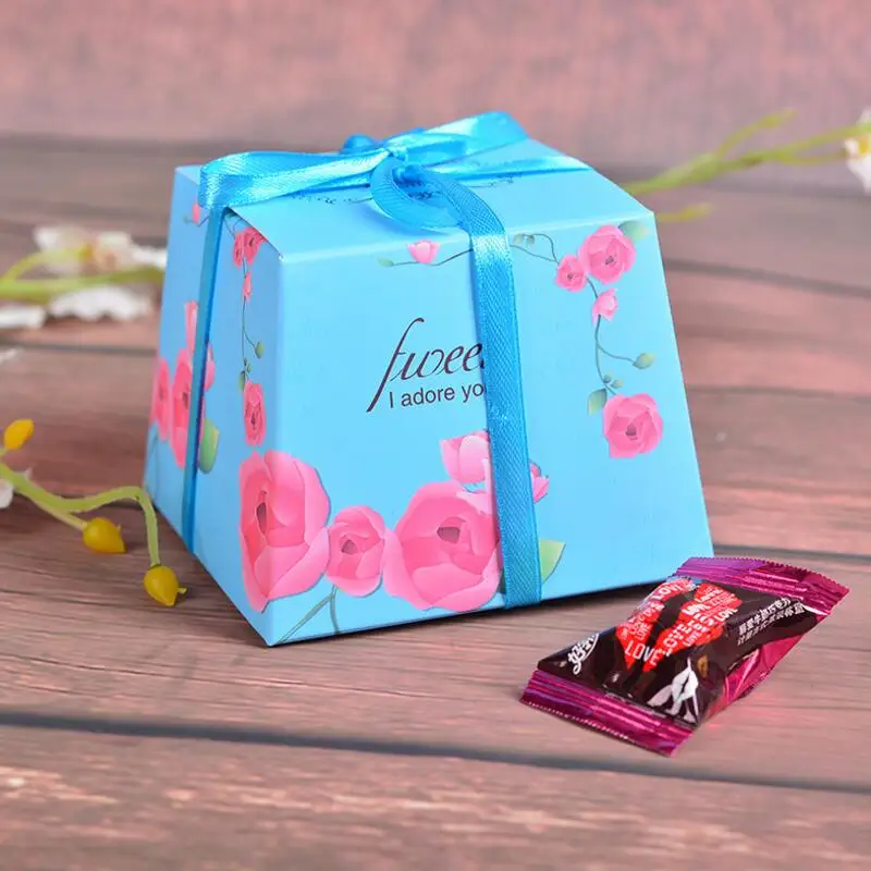 10pcs/pack Wedding Candy Box Sweets Gift Favor Boxes with Ribbon Party Decoration Wedding Gifts for Guests Wedding Favors
10pcs/pack Wedding Candy Box Sweets Gift Favor Boxes with Ribbon Party Decoration Wedding Gifts for Guests Wedding Favors