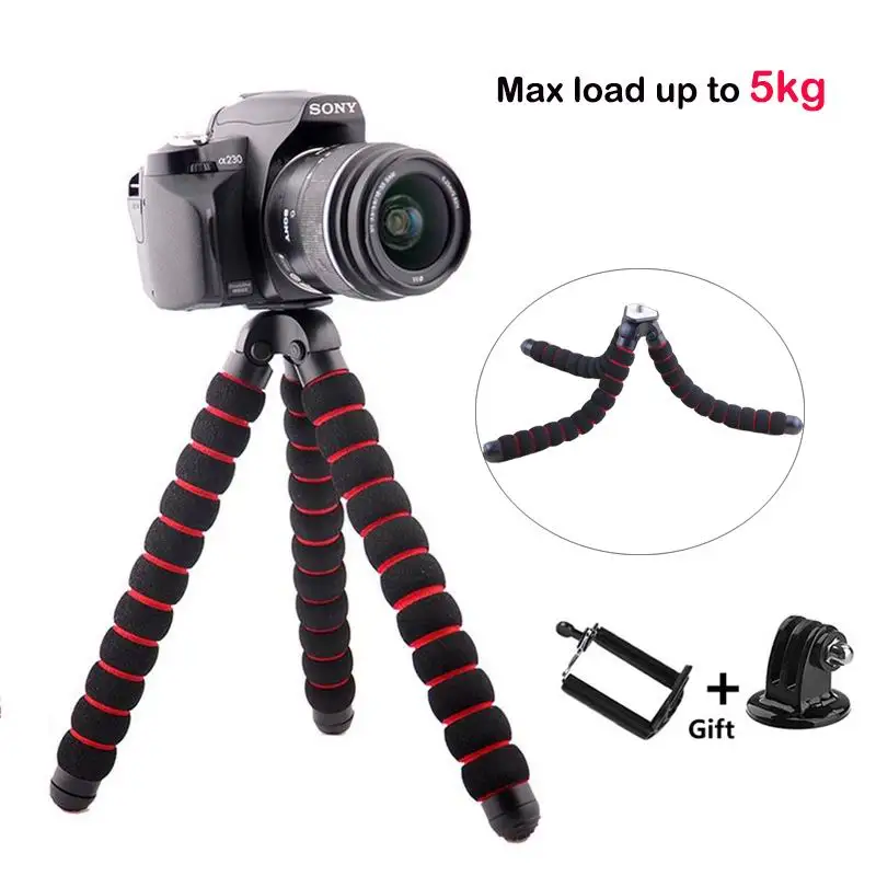 Camera Mini Tripod Gorillapod Type Monopod Flexible Tripod Leg Load-Bearing to 5KG for iPhone Sony Samsung Digital Camera Holder
Camera Mini Tripod Gorillapod Type Monopod Flexible Tripod Leg Load-Bearing to 5KG for iPhone Sony Samsung Digital Camera Holder
